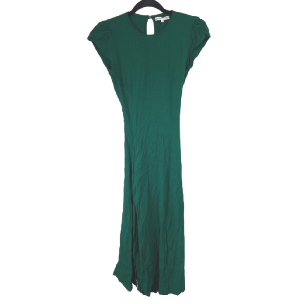 Reformation the Gavin dress in emerald size 4